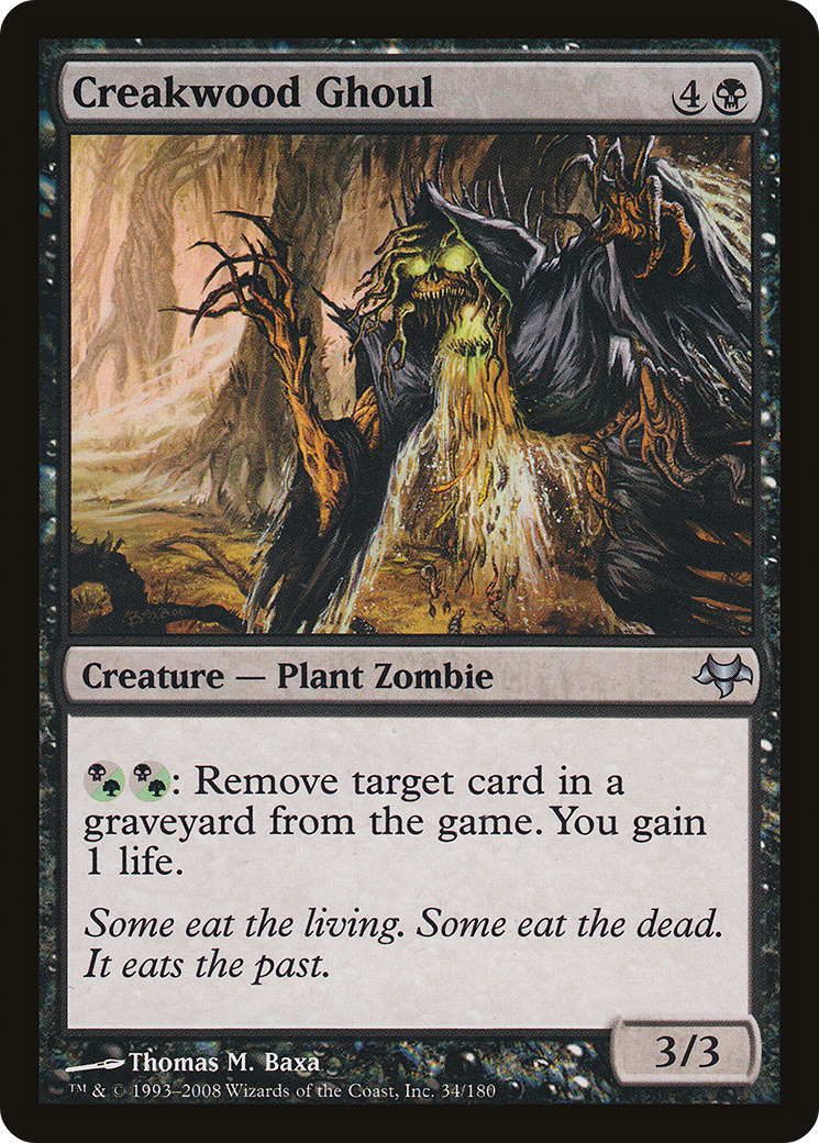 Creakwood Ghoul (EVE-034) - Eventide - Premium MTG Single from Wizards of the Coast - Just $0.25! Shop now at Game Crave Tournament Store