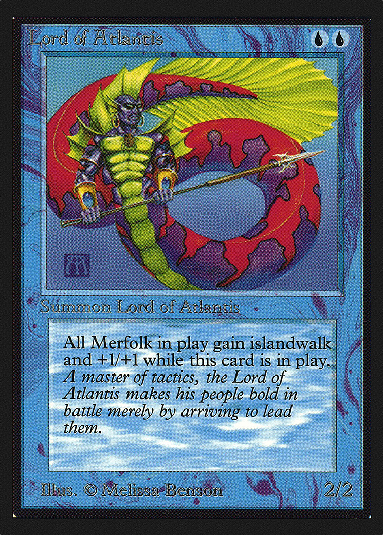 Lord of Atlantis (CED-063) - Collectors' Edition - Premium MTG Single from Wizards of the Coast - Just $11.94! Shop now at Game Crave Tournament Store