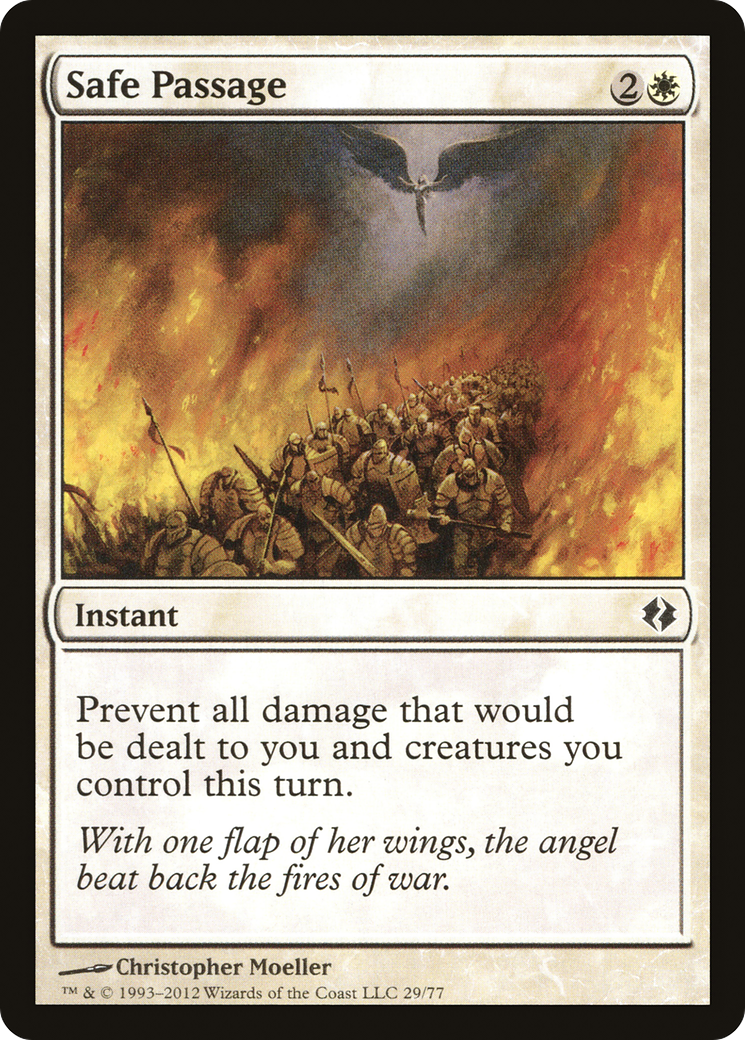 Safe Passage (DDI-029) - Duel Decks: Venser vs. Koth - Premium MTG Single from Wizards of the Coast - Just $0.08! Shop now at Game Crave Tournament Store
