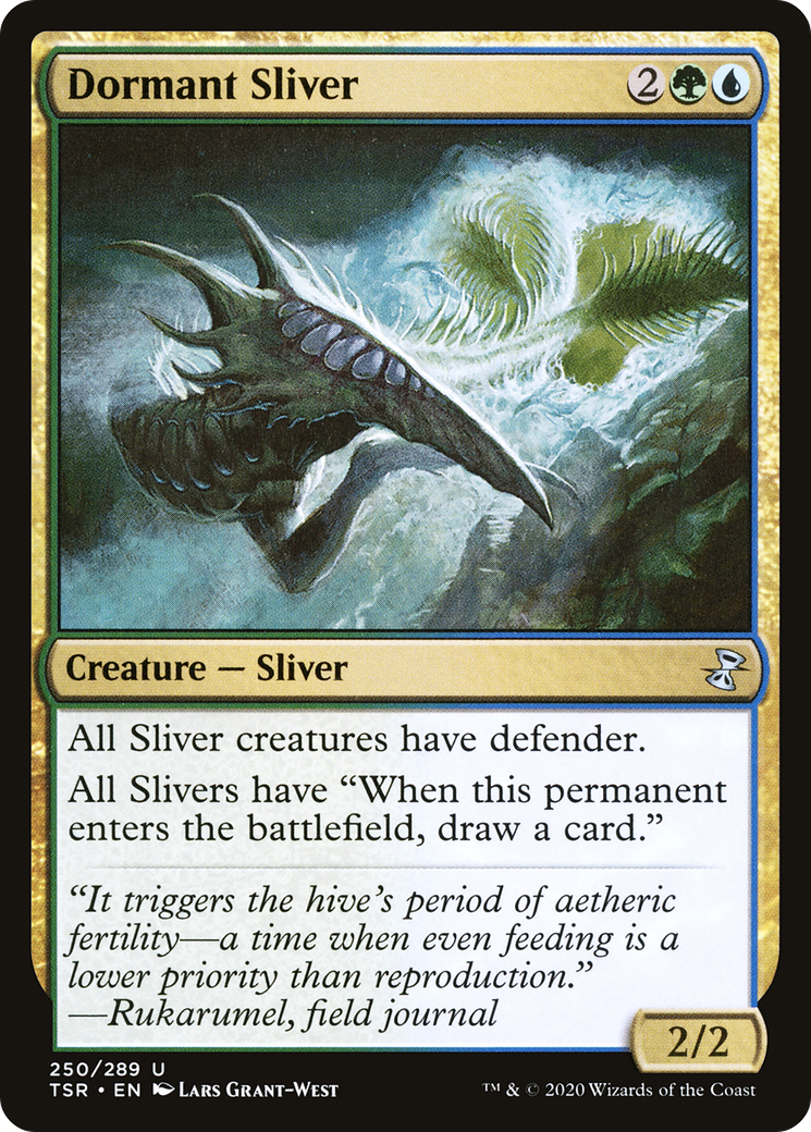 Dormant Sliver (TSR-250) - Time Spiral Remastered Foil - Premium MTG Single from Wizards of the Coast - Just $0.48! Shop now at Game Crave Tournament Store