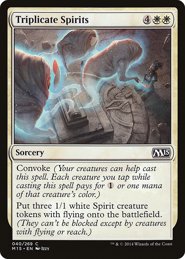 Triplicate Spirits (M15-040) - Magic 2015 - Premium MTG Single from Wizards of the Coast - Just $0.08! Shop now at Game Crave Tournament Store