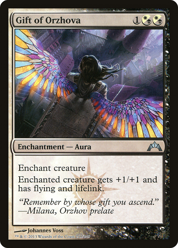 Gift of Orzhova (GTC-219) - Gatecrash - Premium MTG Single from Wizards of the Coast - Just $0.08! Shop now at Game Crave Tournament Store