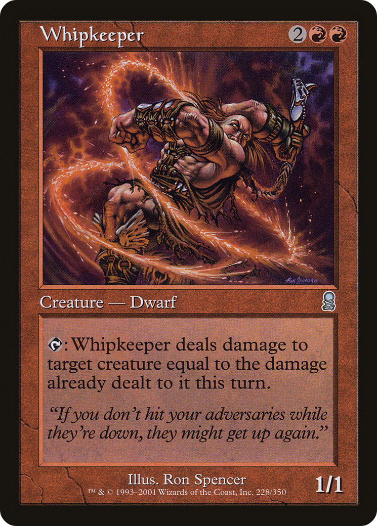 Whipkeeper (ODY-228) - Odyssey Foil - Premium MTG Single from Wizards of the Coast - Just $0.54! Shop now at Game Crave Tournament Store