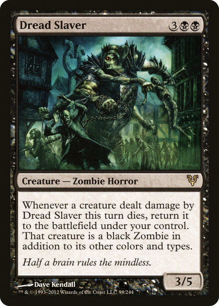 Dread Slaver (AVR-098) - Avacyn Restored - Premium MTG Single from Wizards of the Coast - Just $0.08! Shop now at Game Crave Tournament Store