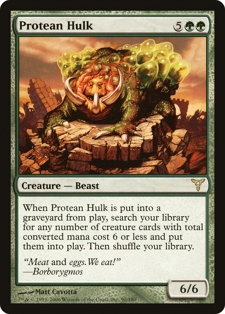Protean Hulk (DIS-090) - Dissension - Premium MTG Single from Wizards of the Coast - Just $1.10! Shop now at Game Crave Tournament Store