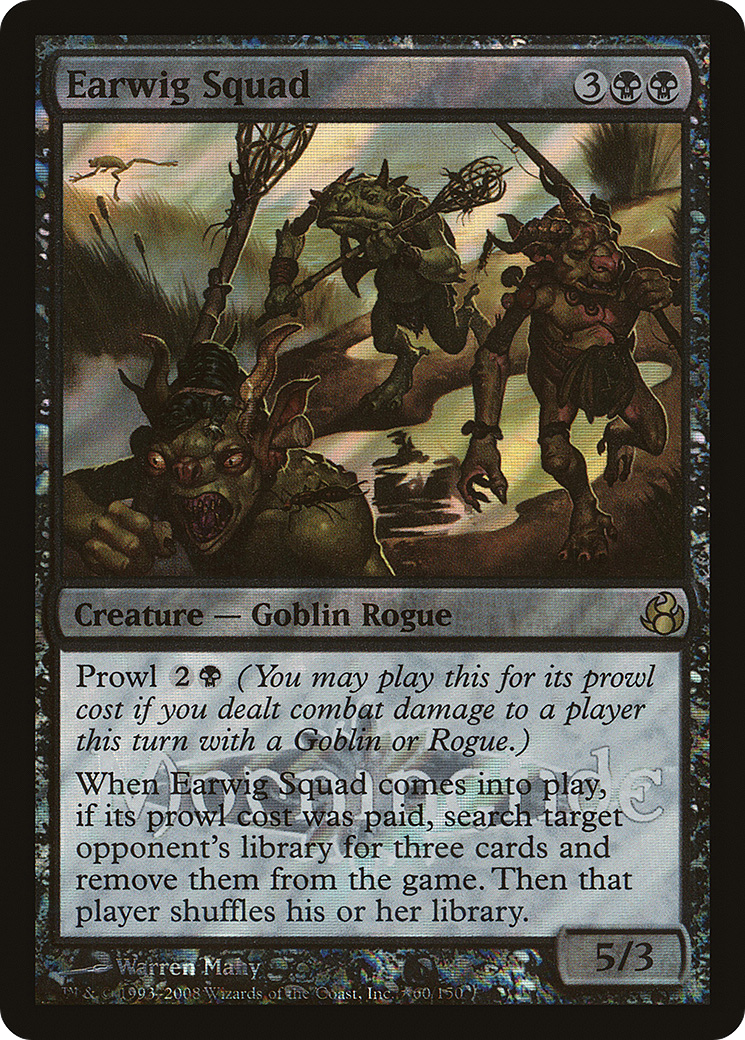 Earwig Squad (PMOR-60★) - Morningtide Promos Foil - Premium MTG Single from Wizards of the Coast - Just $0.21! Shop now at Game Crave Tournament Store