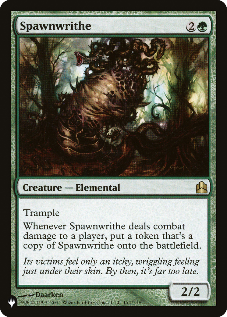 Spawnwrithe (PLIST-1216) - The List - Premium MTG Single from Wizards of the Coast - Just $0.17! Shop now at Game Crave Tournament Store