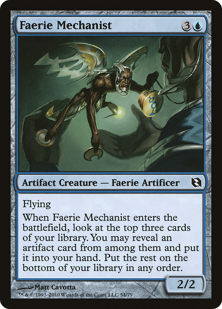 Faerie Mechanist (DDF-054) - Duel Decks: Elspeth vs. Tezzeret - Premium MTG Single from Wizards of the Coast - Just $0.08! Shop now at Game Crave Tournament Store
