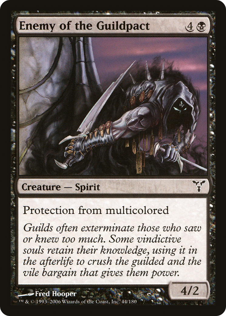 Enemy of the Guildpact (DIS-044) - Dissension Foil - Premium MTG Single from Wizards of the Coast - Just $0.12! Shop now at Game Crave Tournament Store