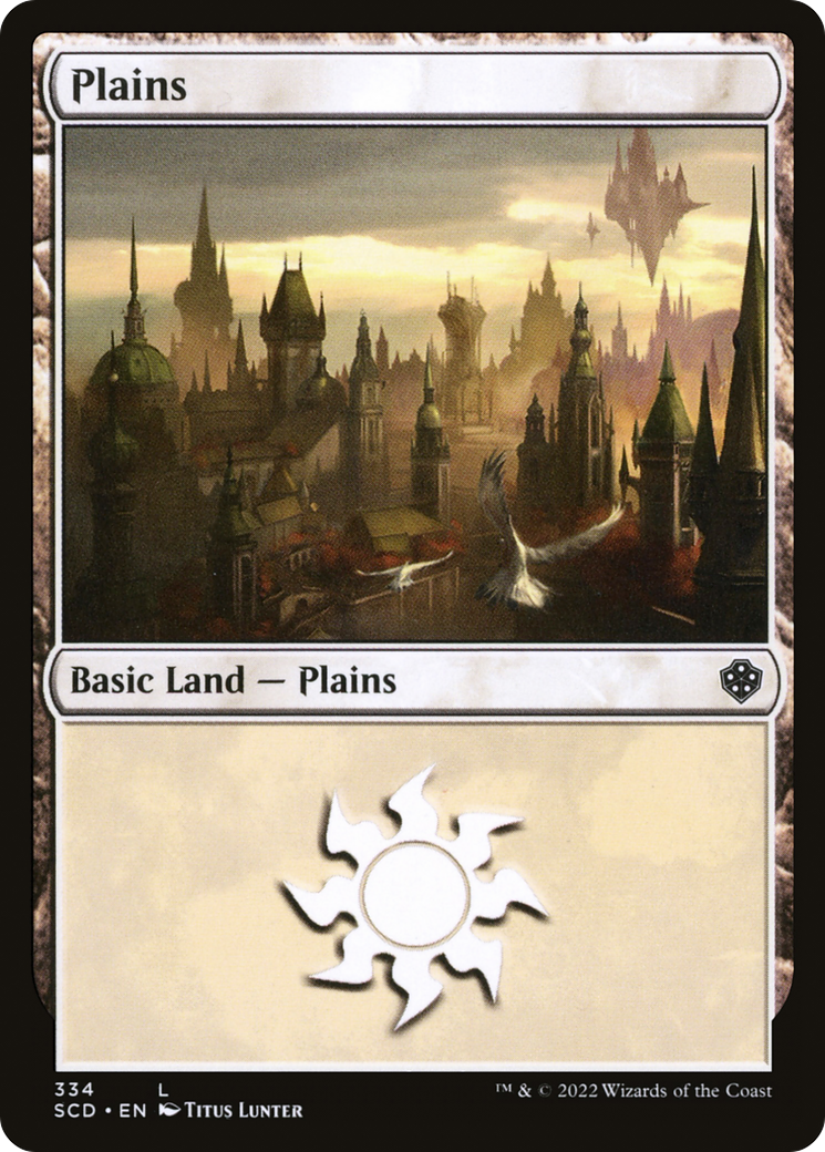 Plains (SCD-334) - Starter Commander Decks - Premium MTG Single from Wizards of the Coast - Just $0.08! Shop now at Game Crave Tournament Store