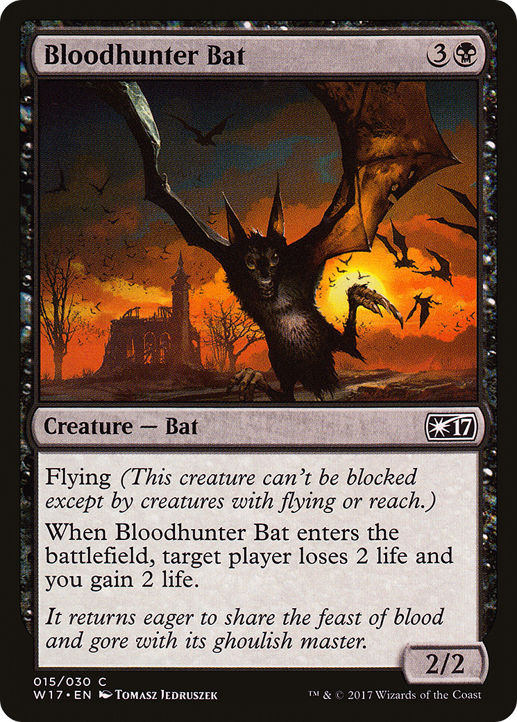 Bloodhunter Bat (W17-015) - Welcome Deck 2017 - Premium MTG Single from Wizards of the Coast - Just $0.08! Shop now at Game Crave Tournament Store