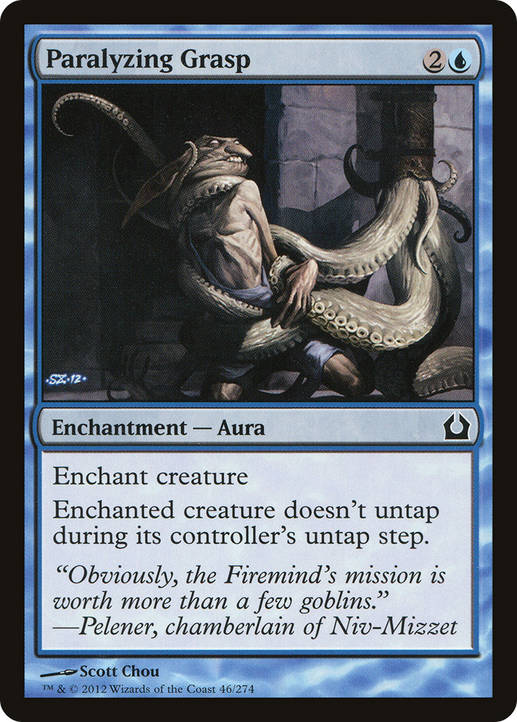 Paralyzing Grasp (RTR-046) - Return to Ravnica - Premium MTG Single from Wizards of the Coast - Just $0.08! Shop now at Game Crave Tournament Store