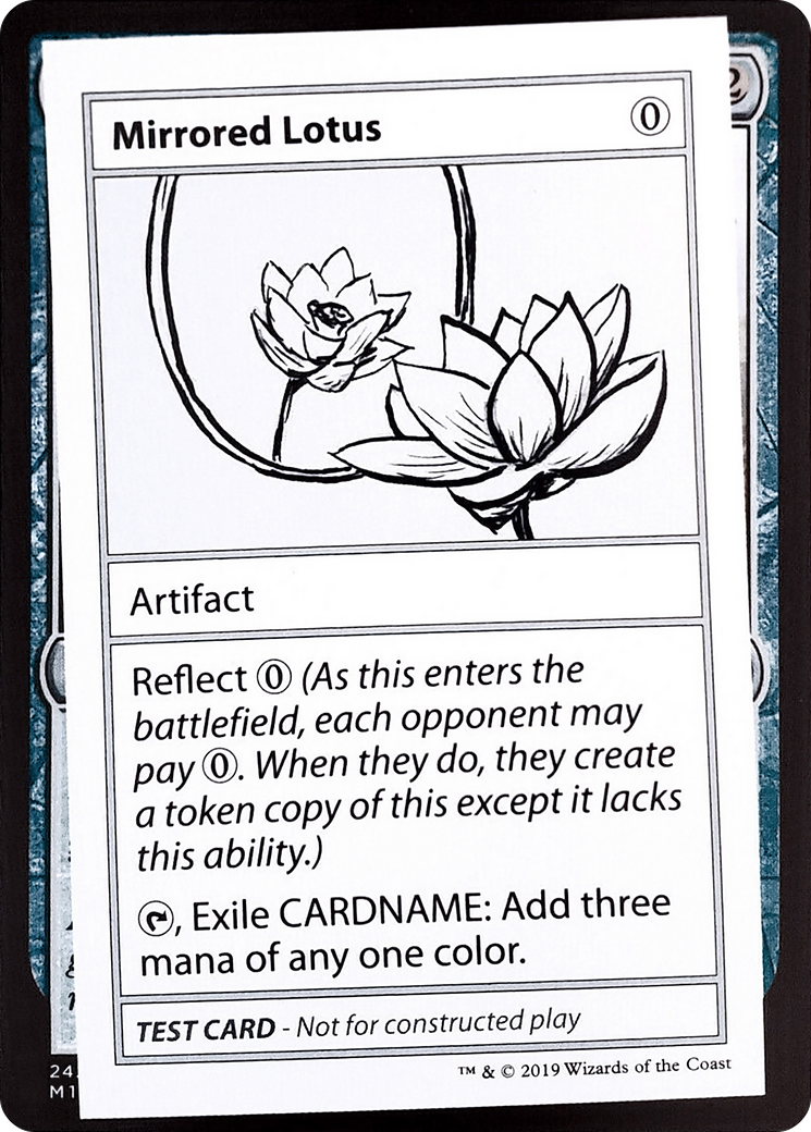 Mirrored Lotus (CMB2-107) - Mystery Booster Playtest Cards 2021 - Premium MTG Single from Wizards of the Coast - Just $1.06! Shop now at Game Crave Tournament Store