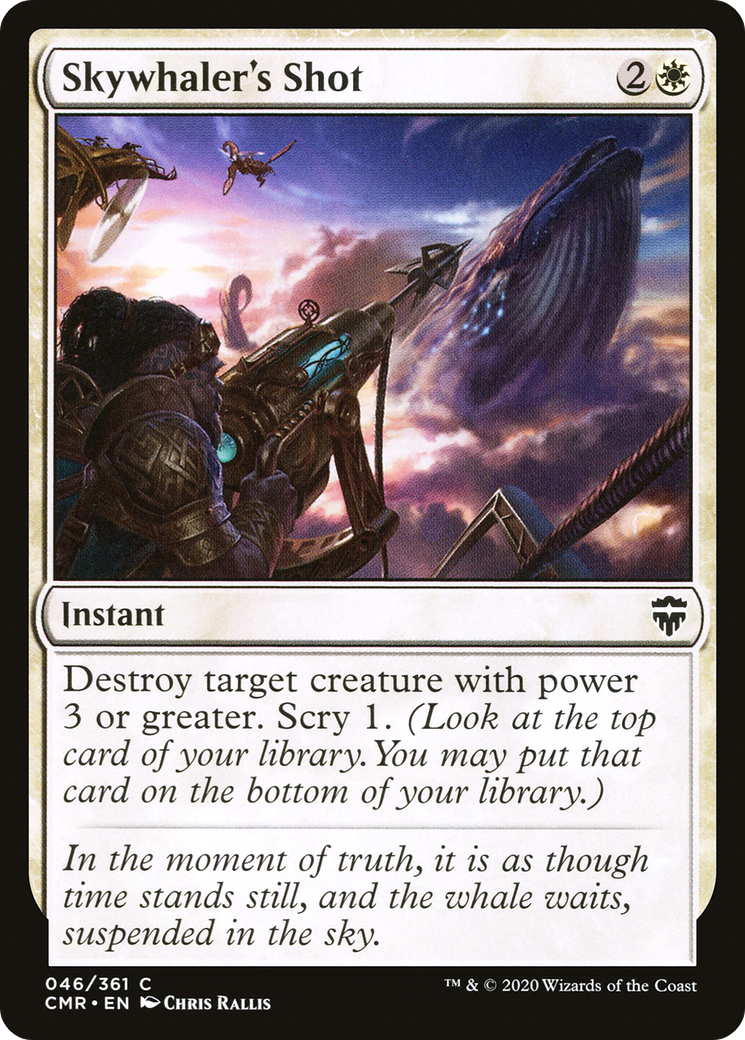 Skywhaler's Shot (CMR-046) - Commander Legends Foil - Premium MTG Single from Wizards of the Coast - Just $0.25! Shop now at Game Crave Tournament Store
