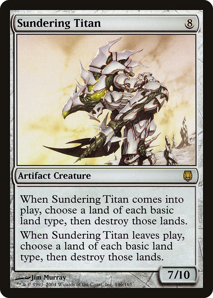 Sundering Titan (DST-146) - Darksteel - Premium MTG Single from Wizards of the Coast - Just $0.26! Shop now at Game Crave Tournament Store
