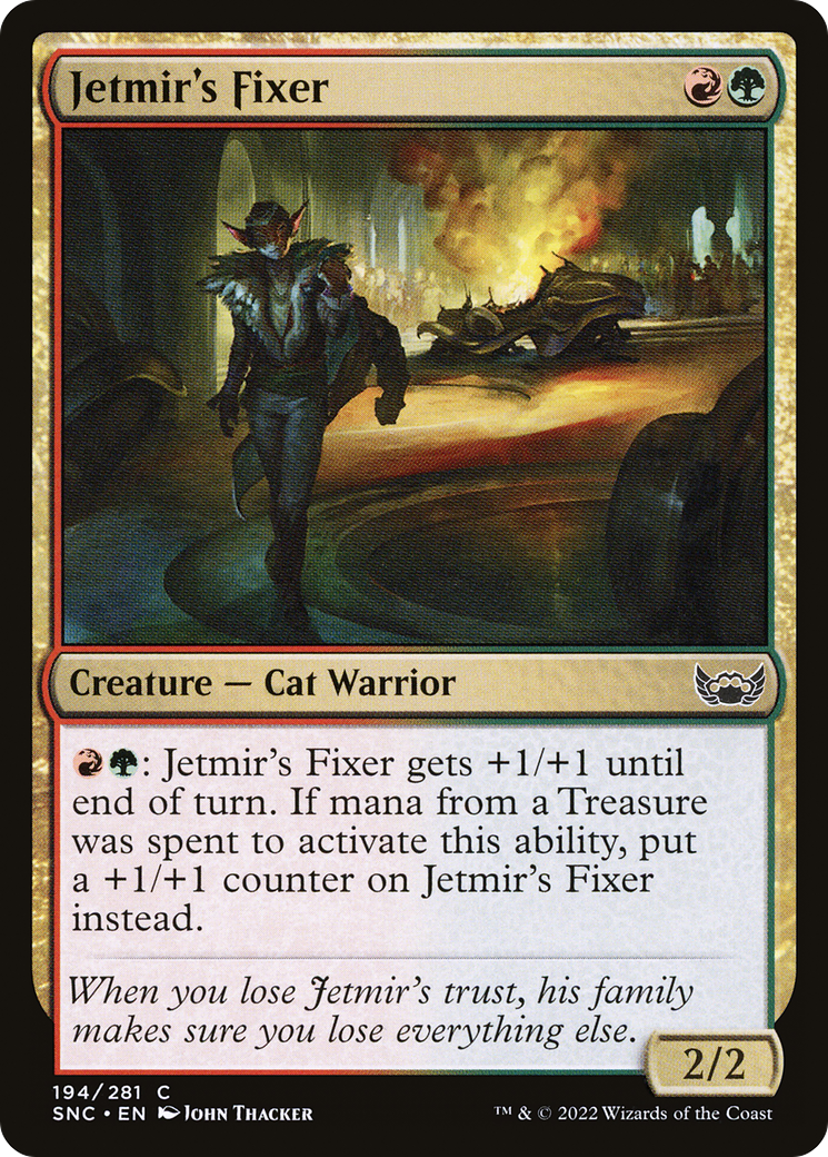 Jetmir's Fixer (SNC-194) - Streets of New Capenna Foil - Premium MTG Single from Wizards of the Coast - Just $0.08! Shop now at Game Crave Tournament Store