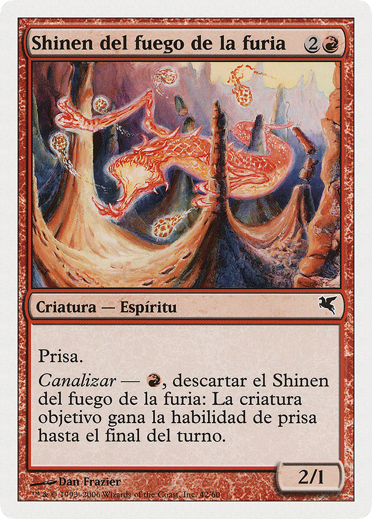Shinen of Fury's Fire (PSAL-C42) - Salvat 2005 - Premium MTG Single from Wizards of the Coast - Just $0! Shop now at Game Crave Tournament Store