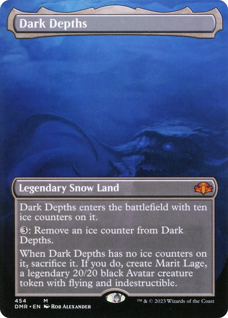 Dark Depths (DMR-454) - Dominaria Remastered (Borderless) Foil - Premium MTG Single from Wizards of the Coast - Just $1.61! Shop now at Game Crave Tournament Store