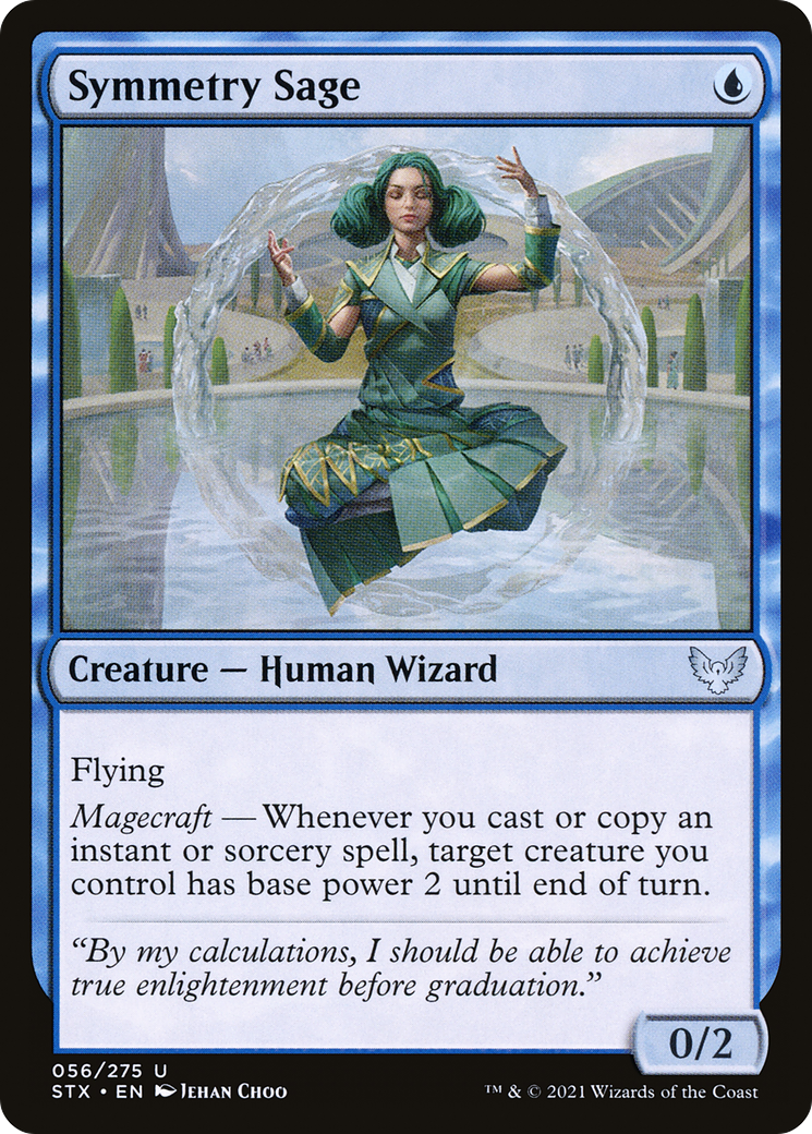 Symmetry Sage (STX-056) - Strixhaven: School of Mages Foil - Premium MTG Single from Wizards of the Coast - Just $0.08! Shop now at Game Crave Tournament Store