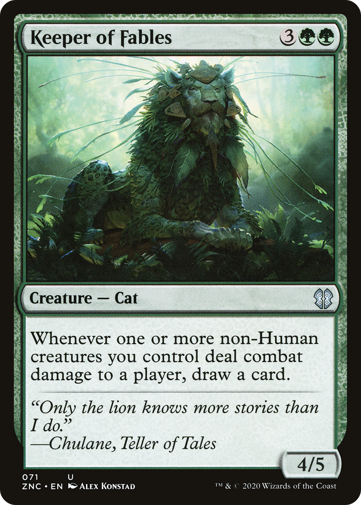 Keeper of Fables (ZNC-071) - Zendikar Rising Commander - Premium MTG Single from Wizards of the Coast - Just $0.25! Shop now at Game Crave Tournament Store