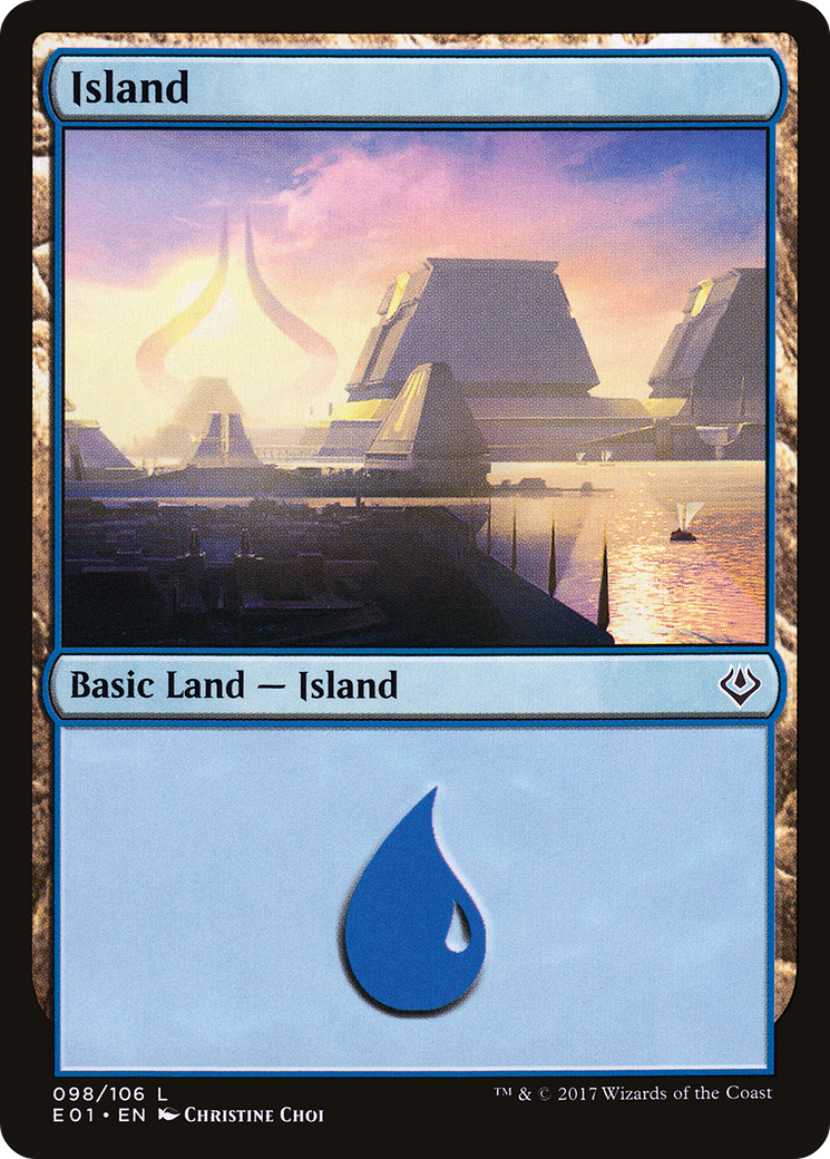Island (E01-098) - Archenemy: Nicol Bolas - Premium MTG Single from Wizards of the Coast - Just $0.25! Shop now at Game Crave Tournament Store