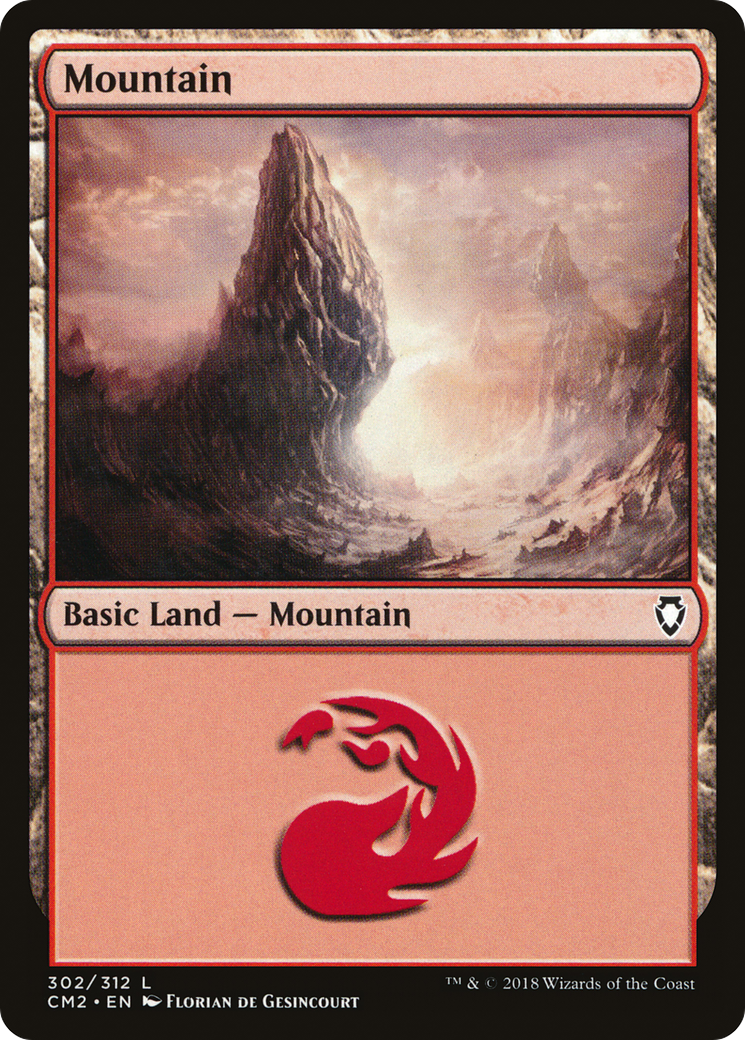 Mountain (CM2-302) - Commander Anthology Volume II - Premium MTG Single from Wizards of the Coast - Just $0.08! Shop now at Game Crave Tournament Store