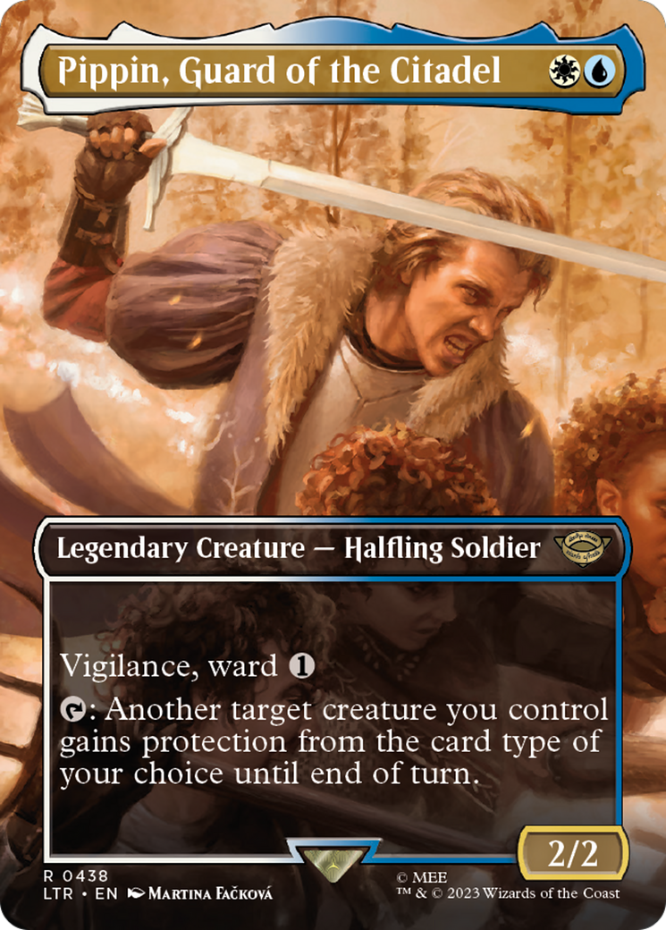 Pippin, Guard of the Citadel (LTR-438) - The Lord of the Rings: Tales of Middle-earth (Borderless) - Premium MTG Single from Wizards of the Coast - Just $0.43! Shop now at Game Crave Tournament Store
