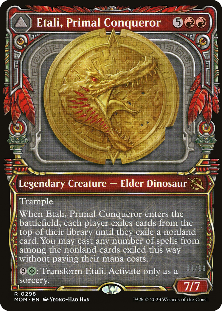 Etali, Primal Conqueror // Etali, Primal Sickness (MOM-298) - March of the Machine: (Showcase) - Premium MTG Single from Wizards of the Coast - Just $11.46! Shop now at Game Crave Tournament Store
