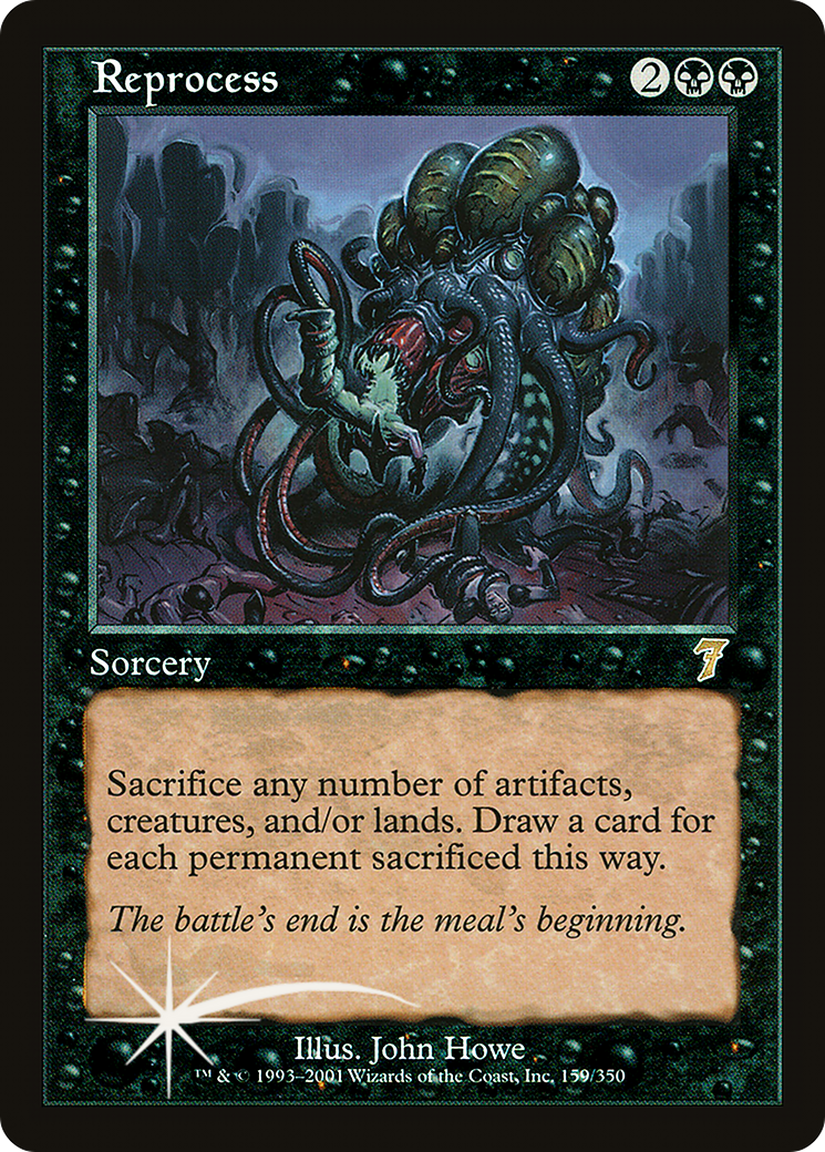 Reprocess (7ED-159★) - Seventh Edition Foil - Premium MTG Single from Wizards of the Coast - Just $24.96! Shop now at Game Crave Tournament Store
