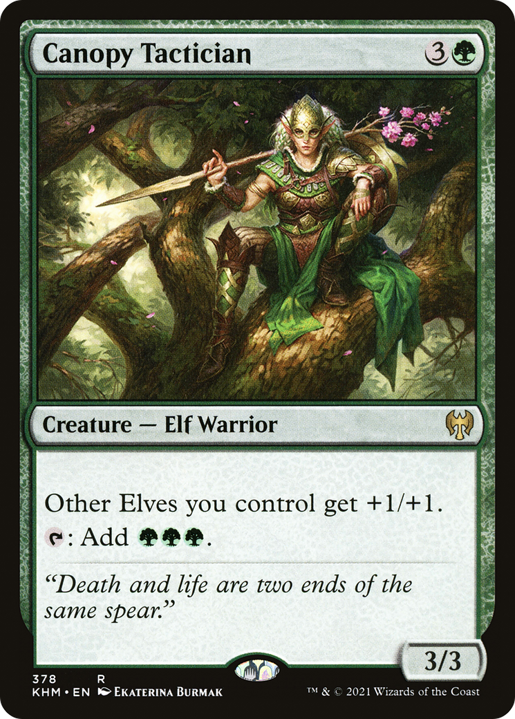 Canopy Tactician (KHM-378) - Kaldheim Foil - Premium MTG Single from Wizards of the Coast - Just $0.72! Shop now at Game Crave Tournament Store