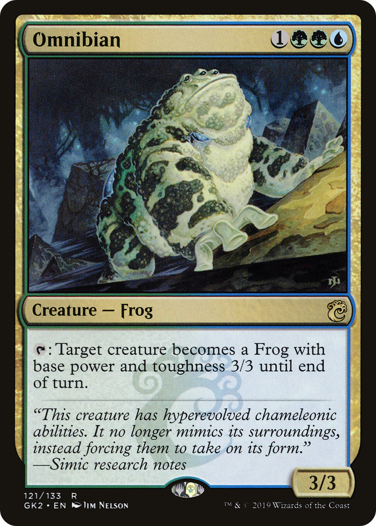 Omnibian (GK2-121) - RNA Guild Kit - Premium MTG Single from Wizards of the Coast - Just $1.16! Shop now at Game Crave Tournament Store