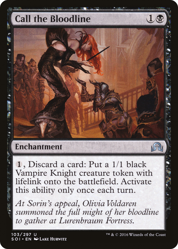Call the Bloodline (SOI-103) - Shadows over Innistrad - Premium MTG Single from Wizards of the Coast - Just $0.08! Shop now at Game Crave Tournament Store