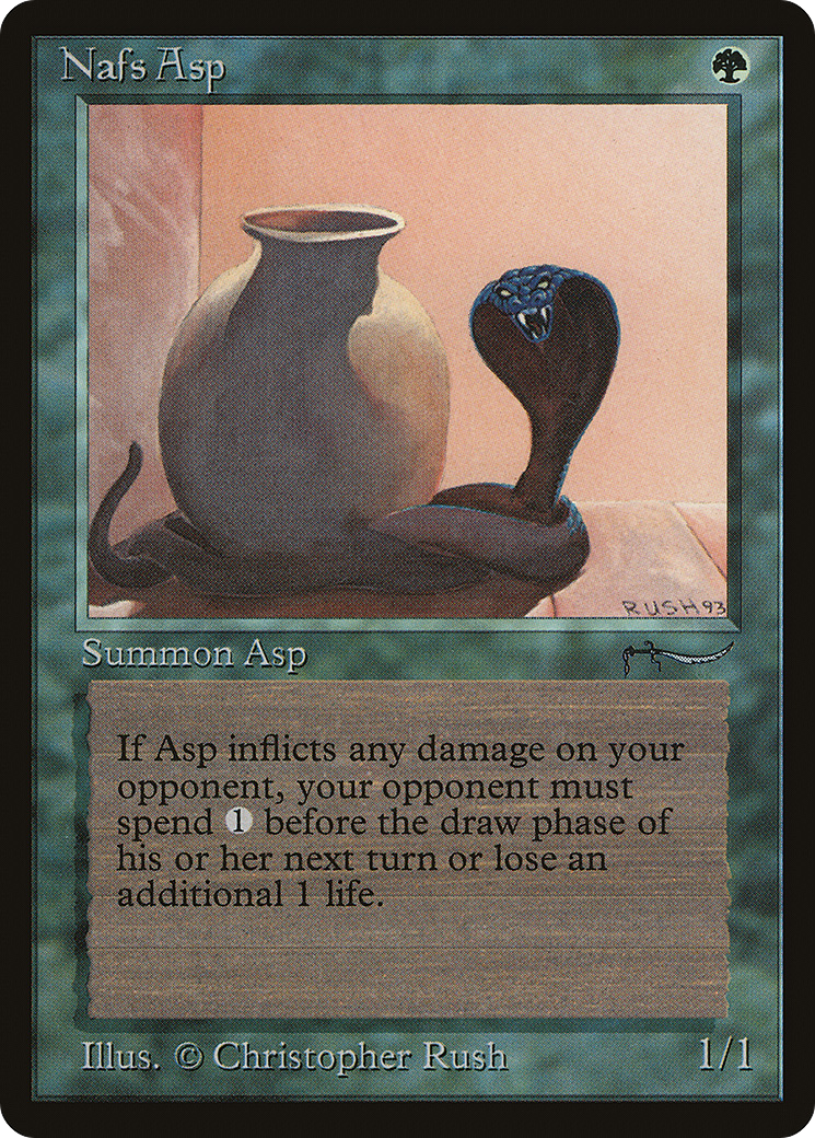 Nafs Asp (ARN-52†) - Arabian Nights - Premium MTG Single from Wizards of the Coast - Just $2.60! Shop now at Game Crave Tournament Store