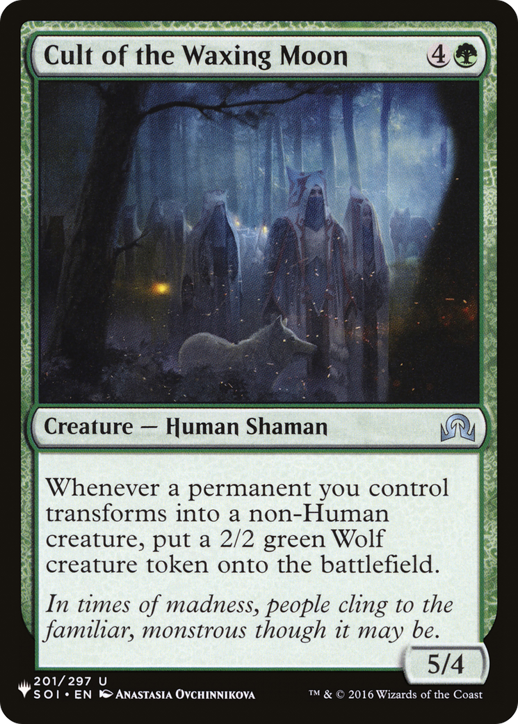 Cult of the Waxing Moon (PLIST-617) - The List - Premium MTG Single from Wizards of the Coast - Just $0.10! Shop now at Game Crave Tournament Store