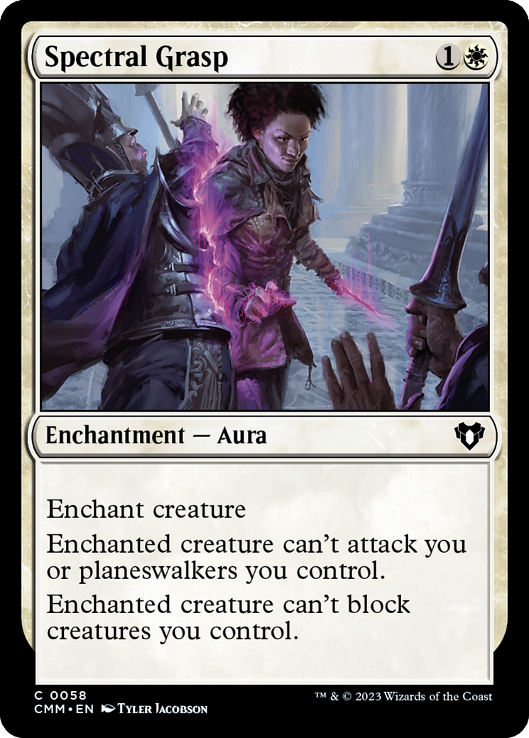 Spectral Grasp (CMM-058) - Commander Masters - Premium MTG Single from Wizards of the Coast - Just $0.08! Shop now at Game Crave Tournament Store