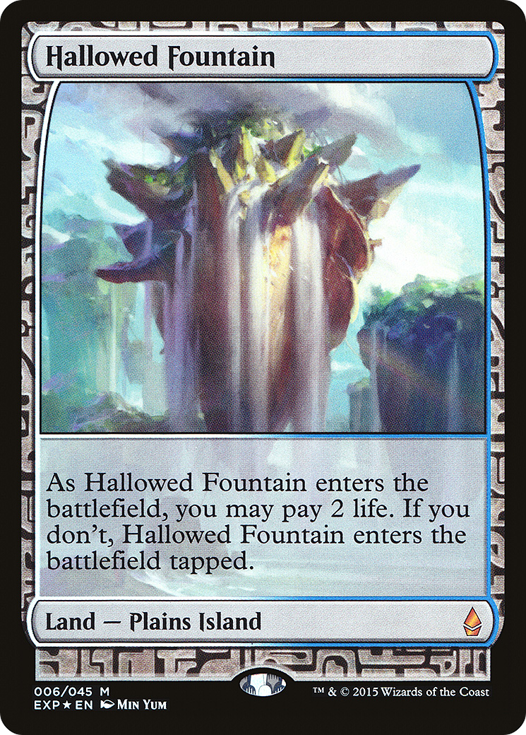 Hallowed Fountain (EXP-006) - Zendikar Expeditions Foil - Premium MTG Single from Wizards of the Coast - Just $19.18! Shop now at Game Crave Tournament Store