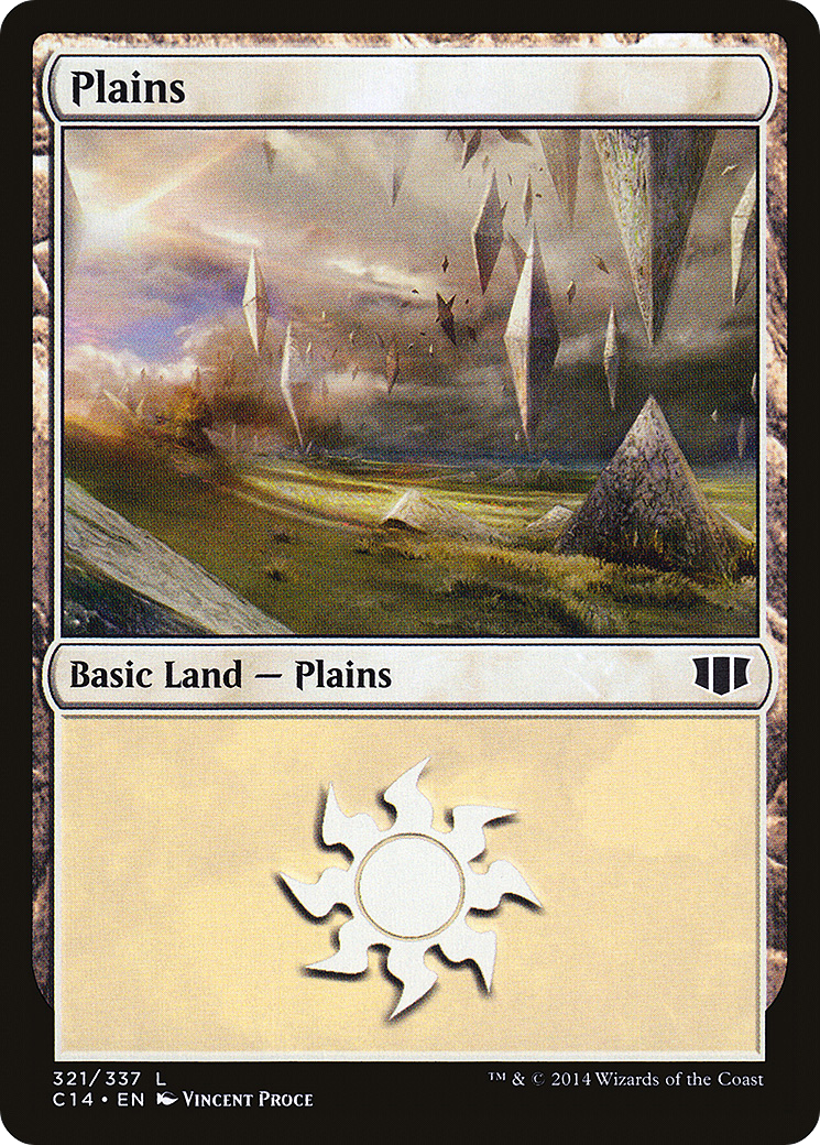 Plains (C14-321) - Commander 2014 - Premium MTG Single from Wizards of the Coast - Just $0.08! Shop now at Game Crave Tournament Store