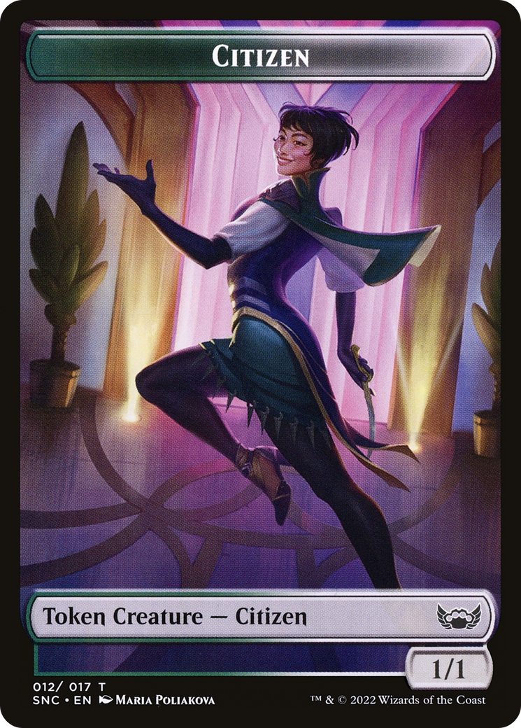Citizen (TSNC-012) - Streets of New Capenna Tokens - Premium MTG Single from Wizards of the Coast - Just $0! Shop now at Game Crave Tournament Store