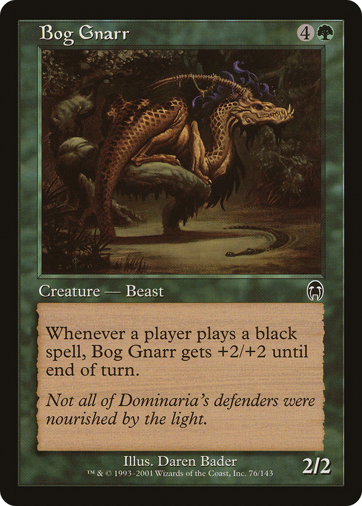 Bog Gnarr (APC-076) - Apocalypse - Premium MTG Single from Wizards of the Coast - Just $0.08! Shop now at Game Crave Tournament Store