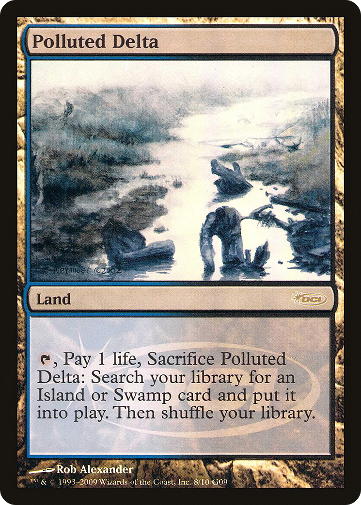 Polluted Delta (G09-008) - Judge Gift Cards 2009 Foil - Premium MTG Single from Wizards of the Coast - Just $41! Shop now at Game Crave Tournament Store