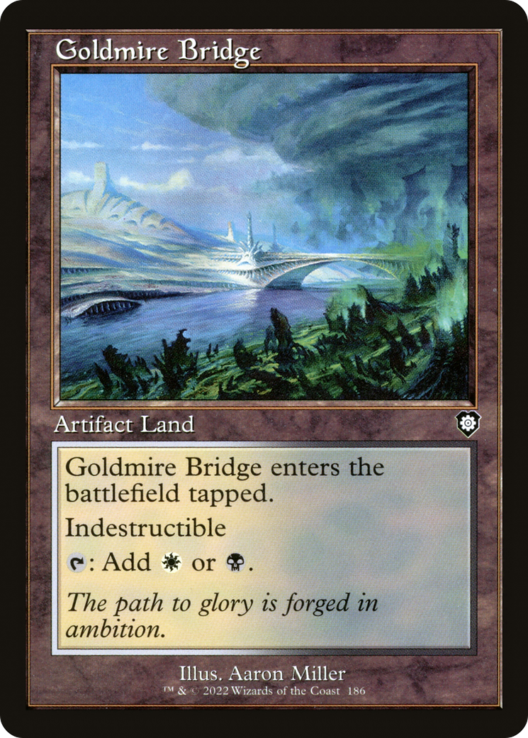 Goldmire Bridge (BRC-186) - The Brothers' War Commander - Premium MTG Single from Wizards of the Coast - Just $0.08! Shop now at Game Crave Tournament Store