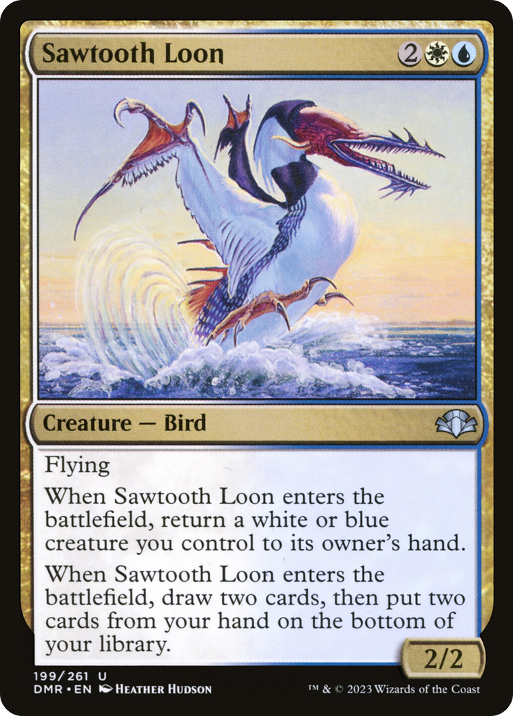 Sawtooth Loon (DMR-199) - Dominaria Remastered - Premium MTG Single from Wizards of the Coast - Just $0.08! Shop now at Game Crave Tournament Store