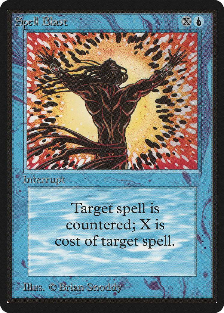 Spell Blast (LEB-080) - Limited Edition Beta - Premium MTG Single from Wizards of the Coast - Just $1.40! Shop now at Game Crave Tournament Store