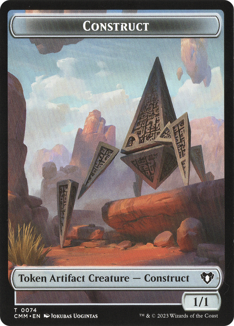 Construct (TCMM-074) - Commander Masters Tokens - Premium MTG Single from Wizards of the Coast - Just $0! Shop now at Game Crave Tournament Store