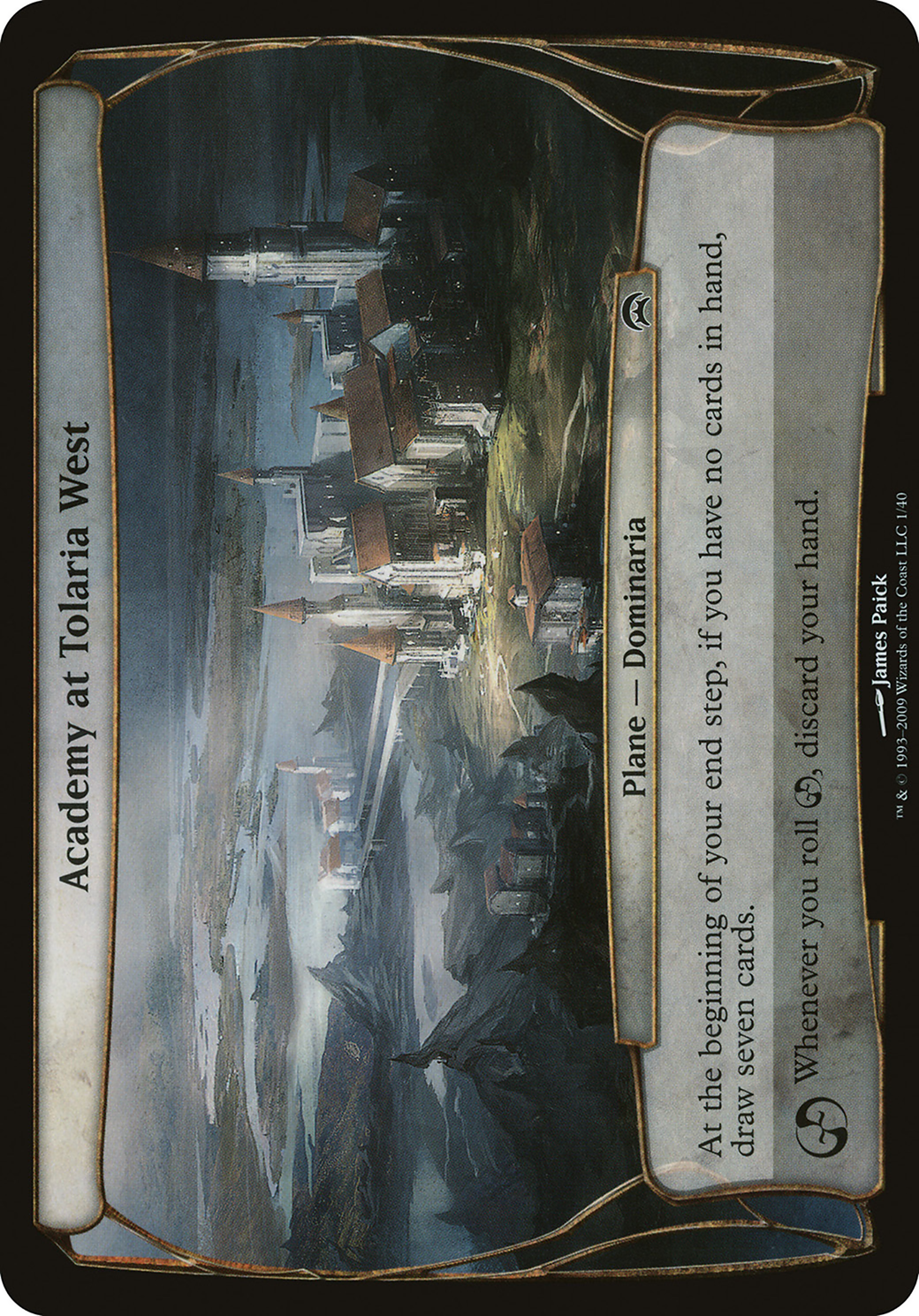 Academy at Tolaria West (OHOP-001) - Planechase Planes - Premium MTG Single from Wizards of the Coast - Just $15.99! Shop now at Game Crave Tournament Store