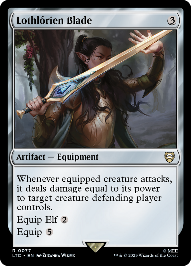 Lothlórien Blade (LTC-077) - Tales of Middle-earth Commander - Premium MTG Single from Wizards of the Coast - Just $0.08! Shop now at Game Crave Tournament Store