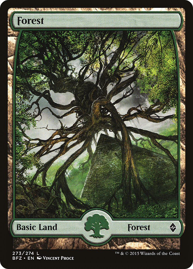 Forest (BFZ-273) - Battle for Zendikar Foil - Premium MTG Single from Wizards of the Coast - Just $0.34! Shop now at Game Crave Tournament Store