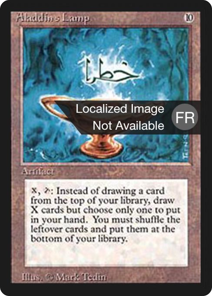 Aladdin's Lamp (FBB-231) - Foreign Black Border - Premium MTG Single from Wizards of the Coast - Just $0! Shop now at Game Crave Tournament Store