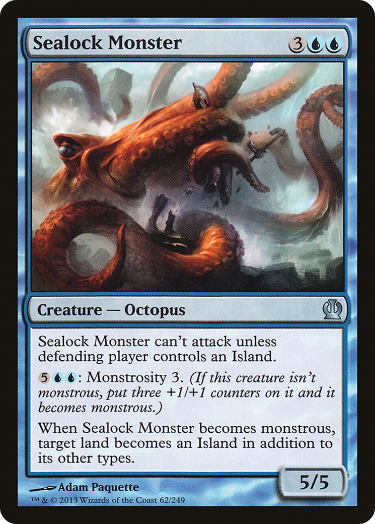 Sealock Monster (THS-062) - Theros Foil - Premium MTG Single from Wizards of the Coast - Just $0.09! Shop now at Game Crave Tournament Store