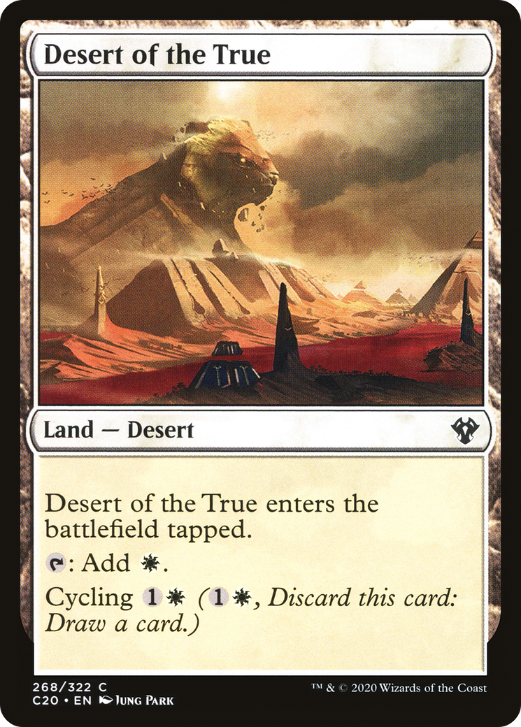 Desert of the True (C20-268) - Commander 2020 - Premium MTG Single from Wizards of the Coast - Just $0.08! Shop now at Game Crave Tournament Store